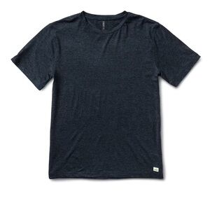 Vuori Strato Tech Tee in Navy Blue Heather